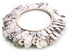 purple and white oyster wreath